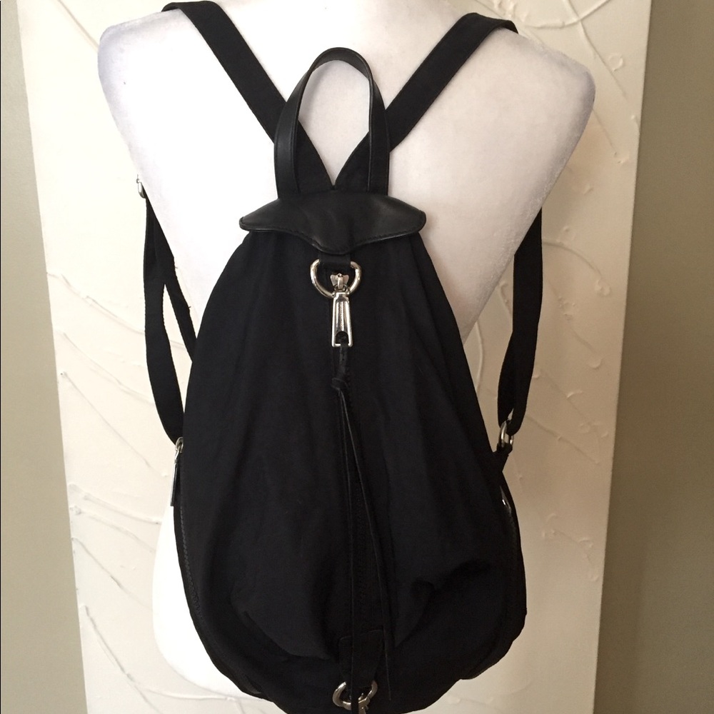 Rebecca Minkoff Large Black Nylon Back Pack